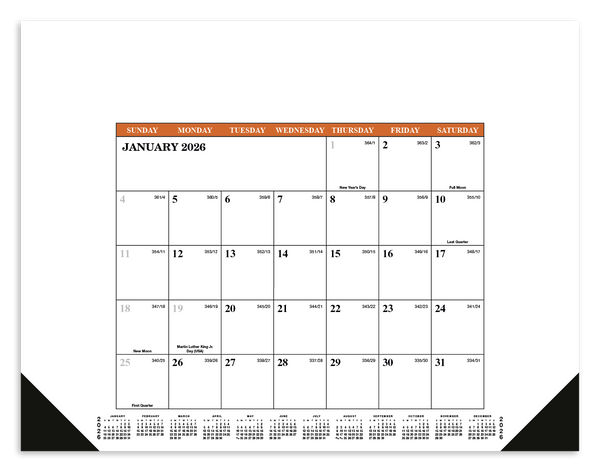 Skinner & Kennedy™ Desk Pad Calendar
