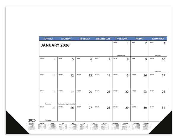 Skinner & Kennedy™ Desk Pad Calendar