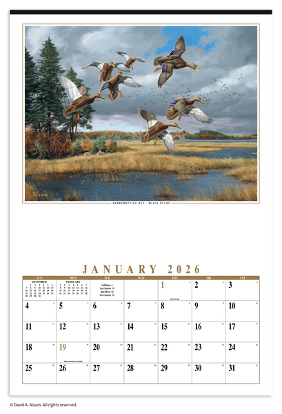 HotLine® Products Maass Wildfowl® Executive Calendar