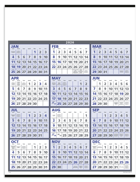 Triumph® Calendars Span-A-Year Calendar