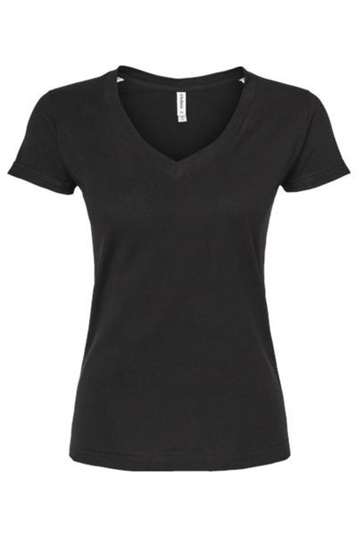 Tultex Women's Fine Jersey V-Neck T-Shirt
