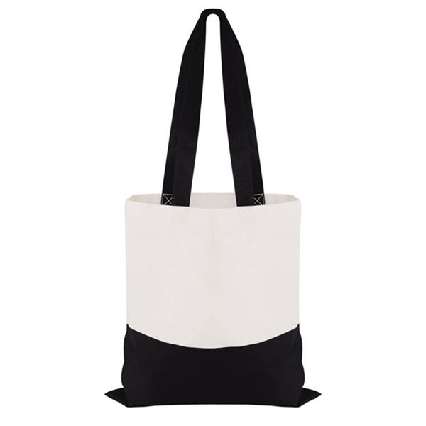 Good Value™ Cotton Colored Accent Flat Tote