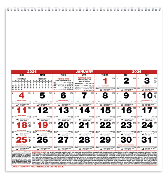 Triumph® Calendars Small Almanac