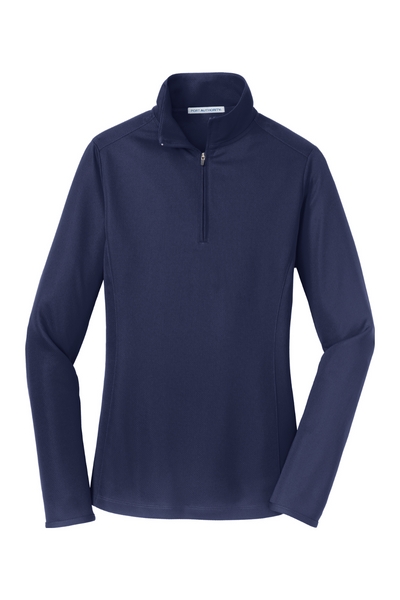 Port Authority Ladies Pinpoint Mesh 1/2-Zip