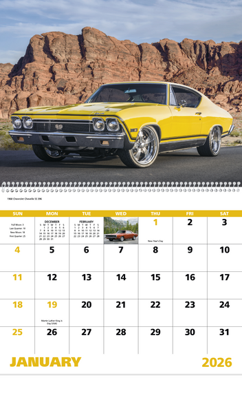 Good Value™ Muscle Thunder - Spiral Calendar