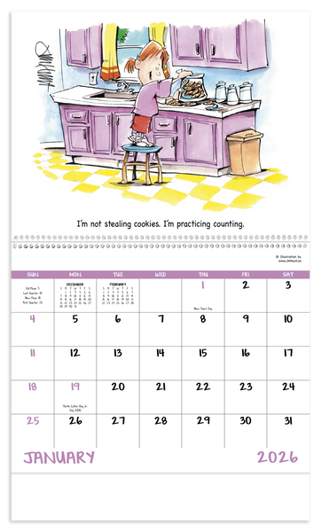 Good Value™ Laughing It Up! - Spiral Calendar