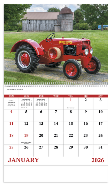 Good Value™ Classic Tractor - Spiral Calendar