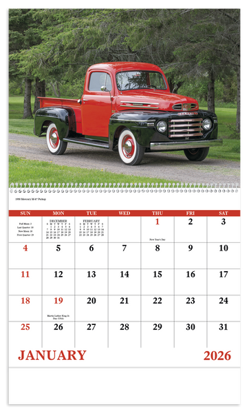 Good Value™ Treasured Trucks - Spiral Calendar