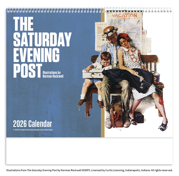 Good Value™ The Saturday Evening Post Illustrations by Norman Rockwell – Spiral Calendar
