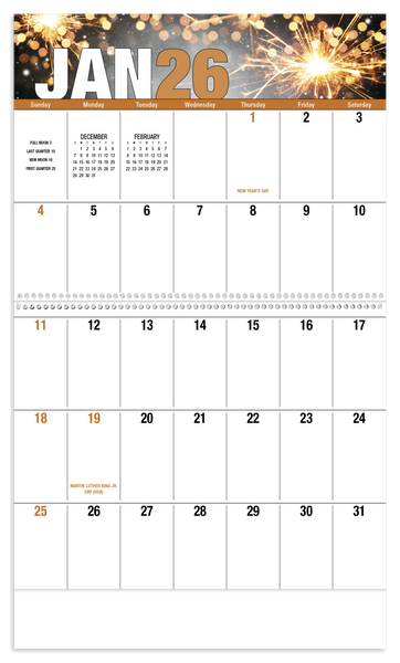 Good Value™ Seasonal Expressions Big Block Calendar