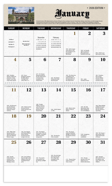 Good Value™ Daily History Spiral Calendar