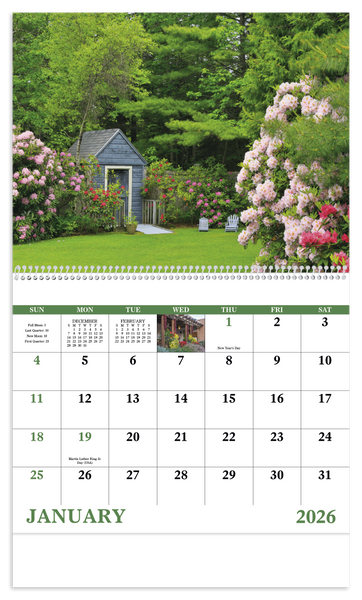 Good Value™ Garden Walk - Spiral Calendar