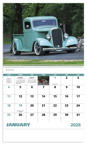 Good Value™ Street Rods - Spiral Calendar