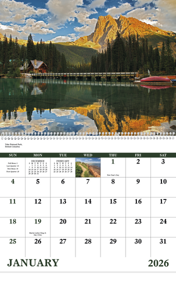 Good Value™ Canadian National Parks - Spiral Calendar