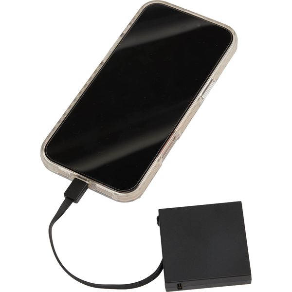 Recycled ABS 2000 mAh Power Bank with Type-C Cable