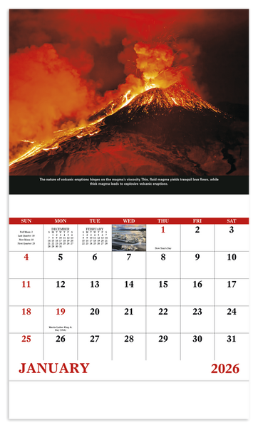 Good Value™ The Power of Nature - Stapled Calendar