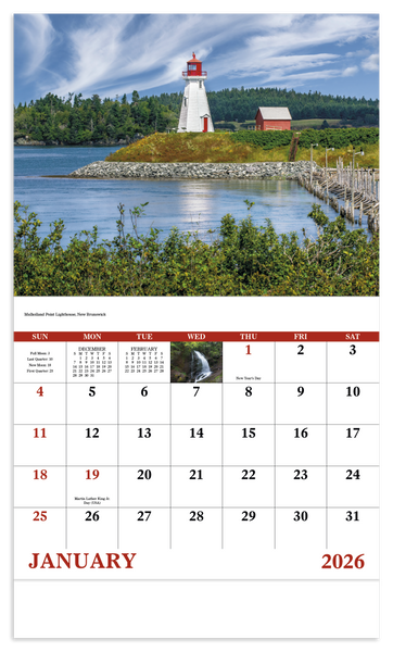 Good Value™ Atlantic Voyages - Stapled Calendar