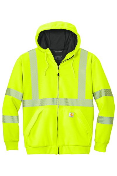 Carhartt ANSI 107 Class 3 Lined Full-Zip Sweatshirt