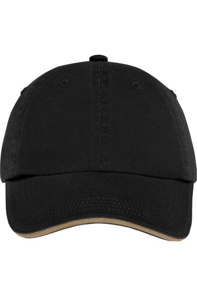 Port Authority Sandwich Bill Cap with Striped Closure