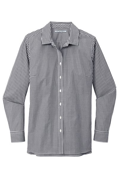 Port Authority Ladies Broadcloth Gingham Easy Care Shirt