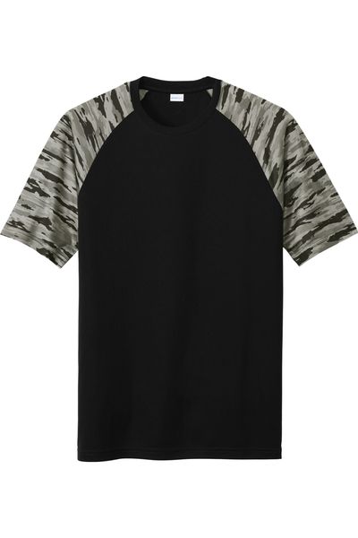 Sport-Tek Drift Camo Colorblock Tee