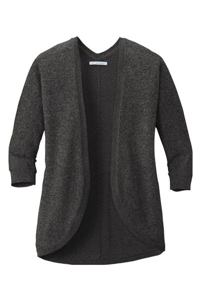 Port Authority Ladies Marled Cocoon Sweater