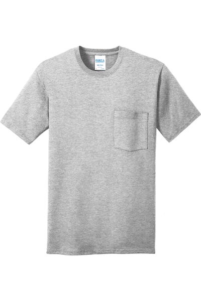 Port & Company Core Cotton Pocket Tee