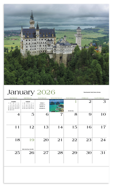 HotLine® Products Destination Dreams® Appointment Calendar - Stapled