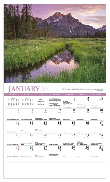 HotLine® Products Catholic Reflections Appointment Calendar - Stapled