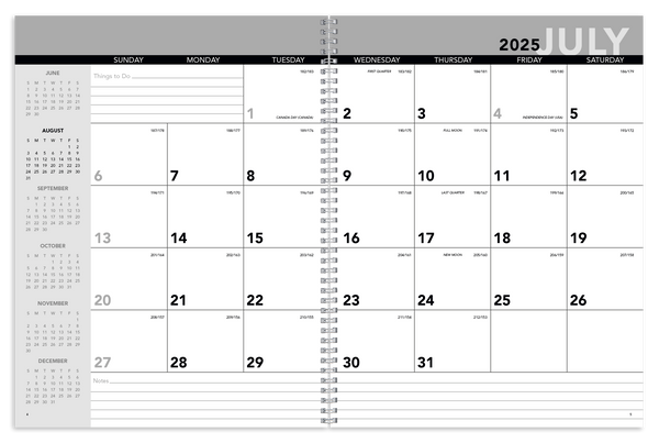 Triumph® Calendars Academic Year Desk Planner with Custom Cover