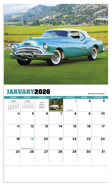 HotLine® Products Highway Memories Appointment Calendar - Stapled