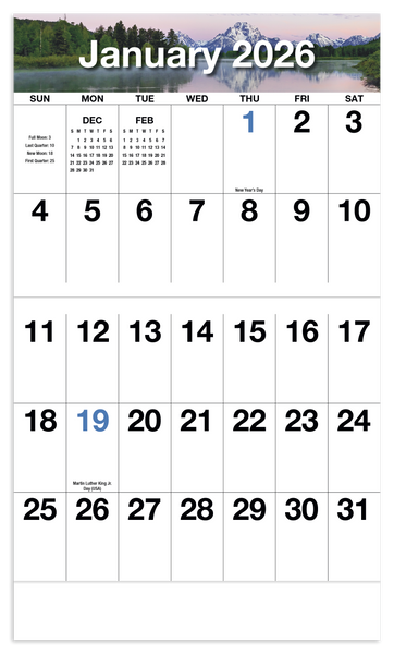 HotLine® Products Big Numbers Appointment Calendar - Stapled