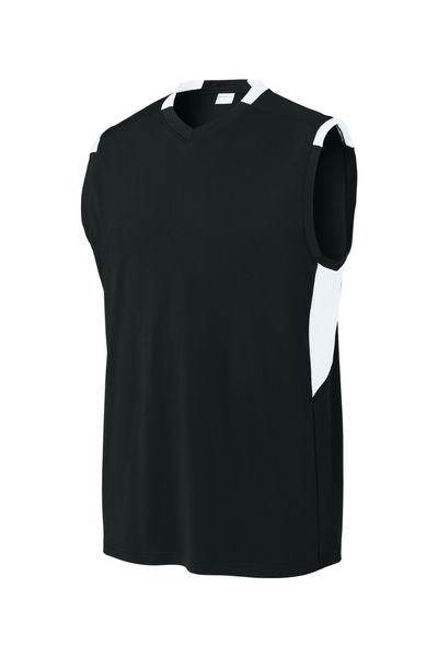 Sport-Tek Club Sleeveless V-Neck