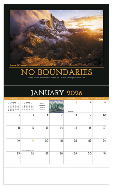 HotLine® Products Motivation Appointment Calendar (Motivational Quotes) - Stapled