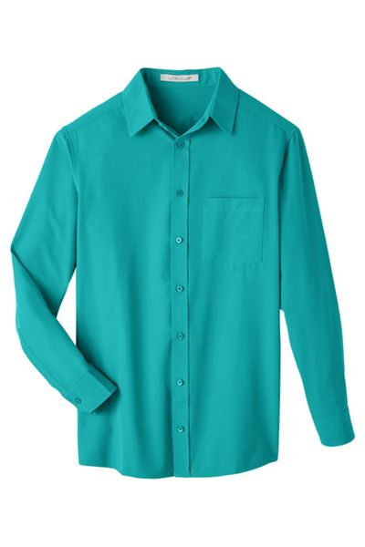 UltraClub Men's Bradley Performance Woven Shirt