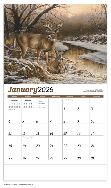 HotLine® Products Wildlife Collection Appointment Calendar - Stapled