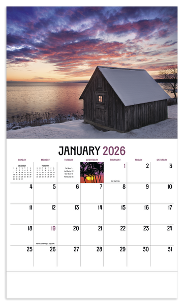 HotLine® Products Dawn to Dusk Appointment Calendar - Stapled