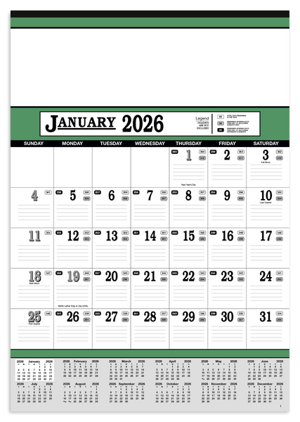Skinner & Kennedy™ Contractor's 13-Sheet Calendar