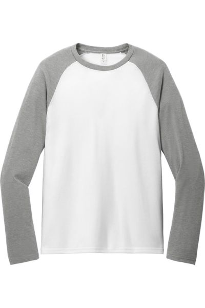 Allmade Unisex Tri-Blend Long Sleeve Colorblock Raglan