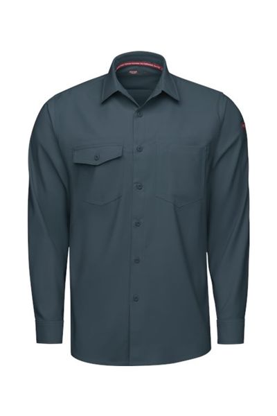 Red Kap Men's Cooling Long Sleeve Work Shirt
