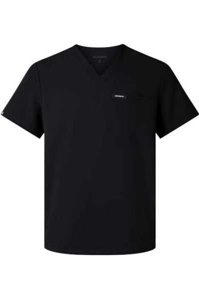 Jaanuu Platt 3-Pocket Scrub V-Neck Top