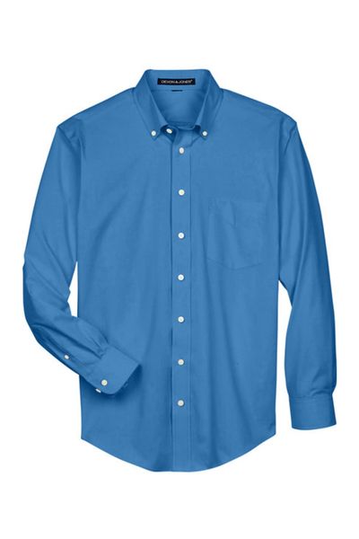 Devon & Jones Men's Crown Collection® Solid Oxford Woven Shirt