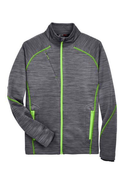 North End Men's Flux Mélange Bonded Fleece Jacket