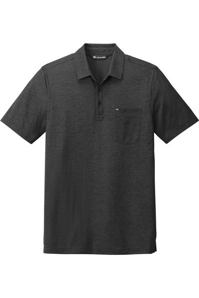 TravisMathew Oceanside Heather Pocket Polo