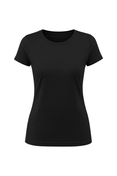 Drop Ship Bayside Women's USA-Made Scoop Neck T-Shirt