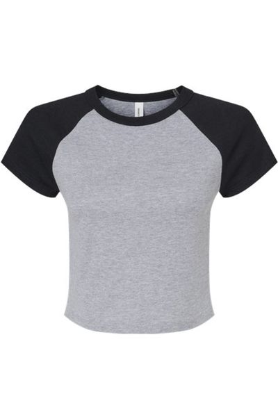 Bella + Canvas Women's Micro Rib Raglan Baby Tee