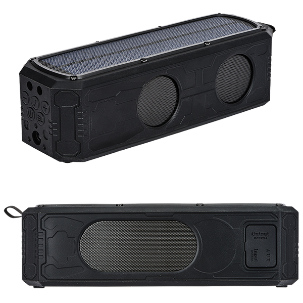 9W Solar Waterproof Bluetooth® Speaker/Power Bank