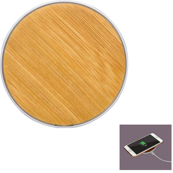 Bamboo Print Wireless Charger