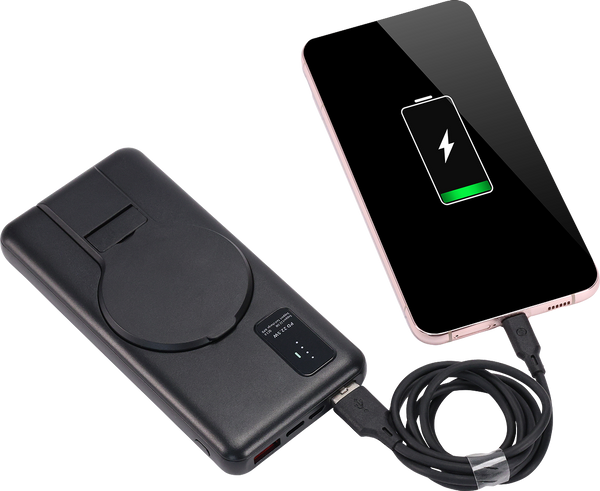 Wireless Power Bank with Stand - 8,000 mAh