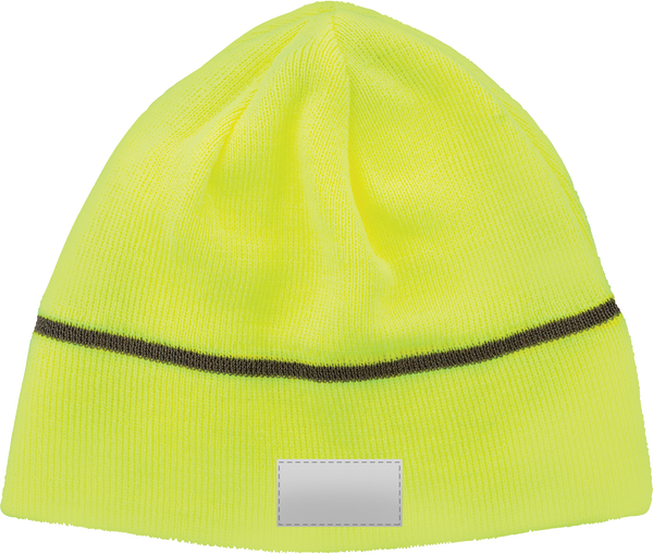 Winter Beanie with Reflective Stripe